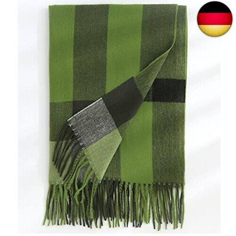 HYUET Winter Pashmina Schal Schal Damen Plaid Elegant Lange Weiche Warme