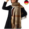 HYUET Winter Pashmina Schal Schal Damen Plaid Elegant Lange Weiche Warme